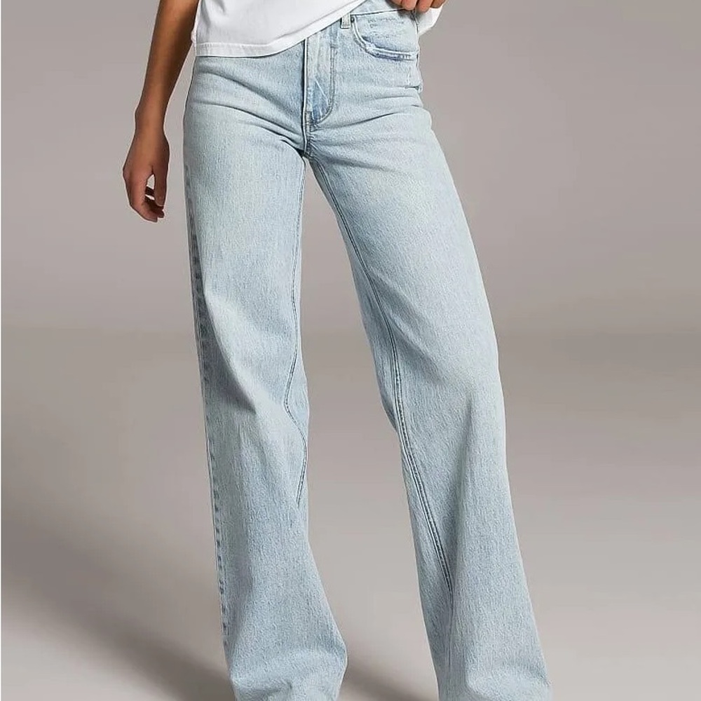BKE Light Blue Flare & Wide Leg Jeans